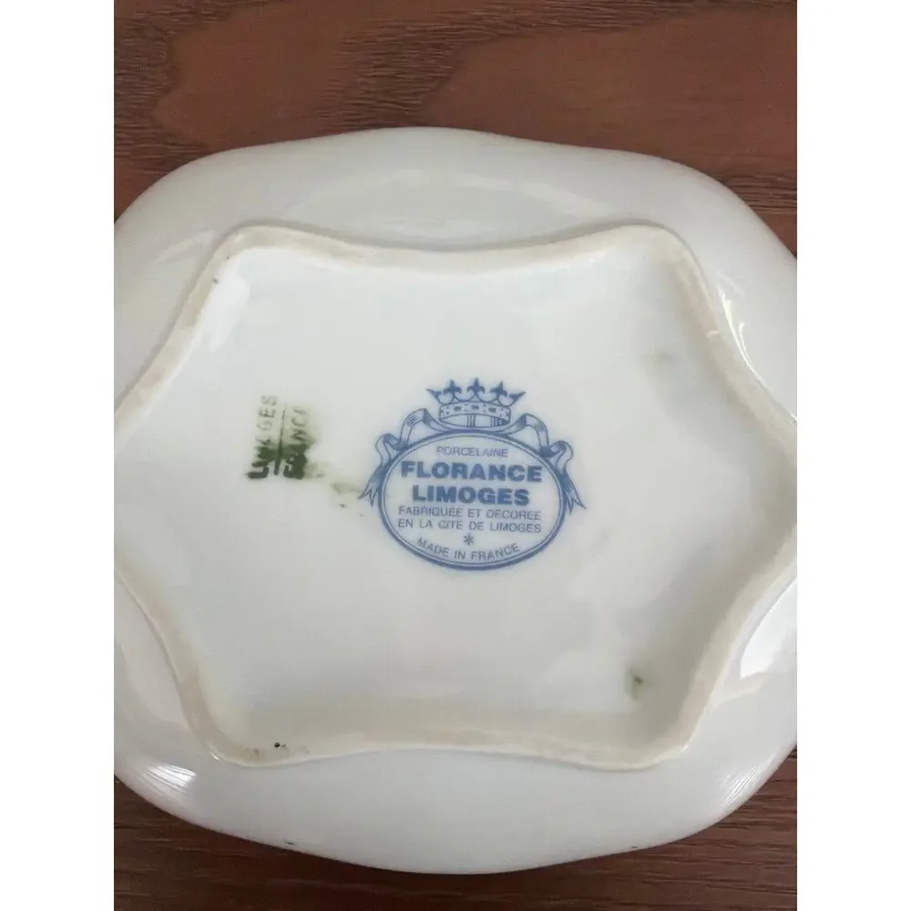 Vintage Limoges France Porcelaine Demitasse Tray by Porcelaine Florence